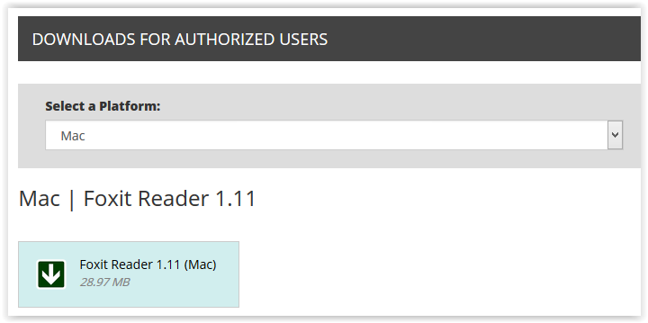 Foxit reader download on Tigerware