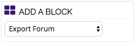 Add a Block option