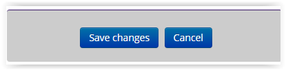 save changes button at the bottom