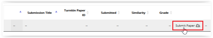 Submit Paper button at the right side