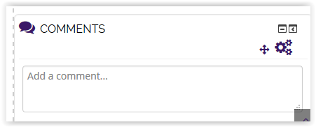 comments block in moodle