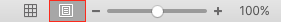 Page Layout View button