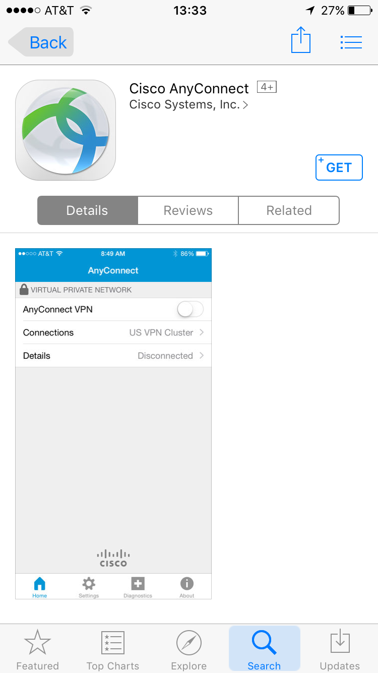 VPN · on the App Store