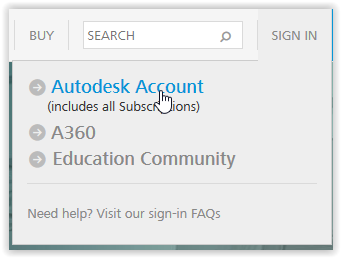 autodesk account