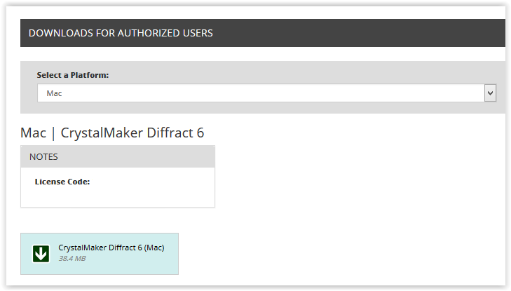 Download button