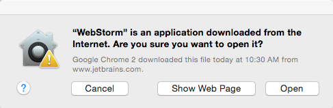 download webstorm install mac
