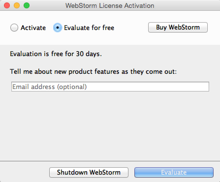 webstorm license