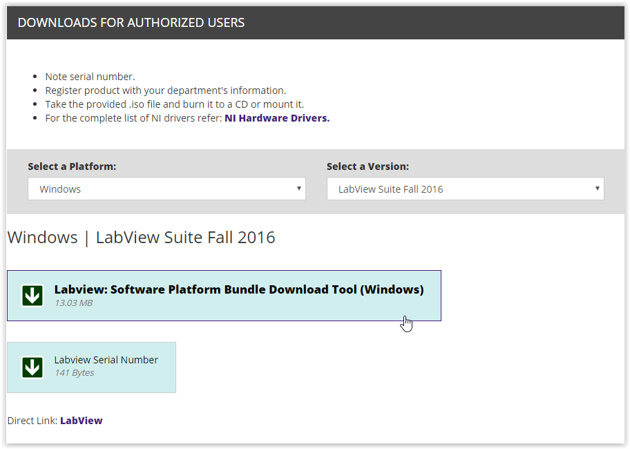 how to install labview completely on a network