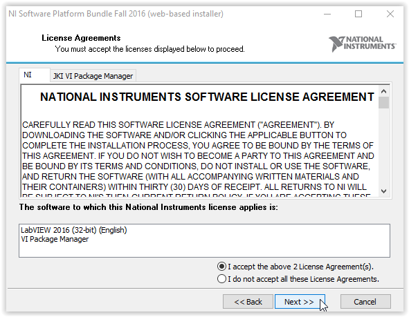 how to install labview 2016 32bit