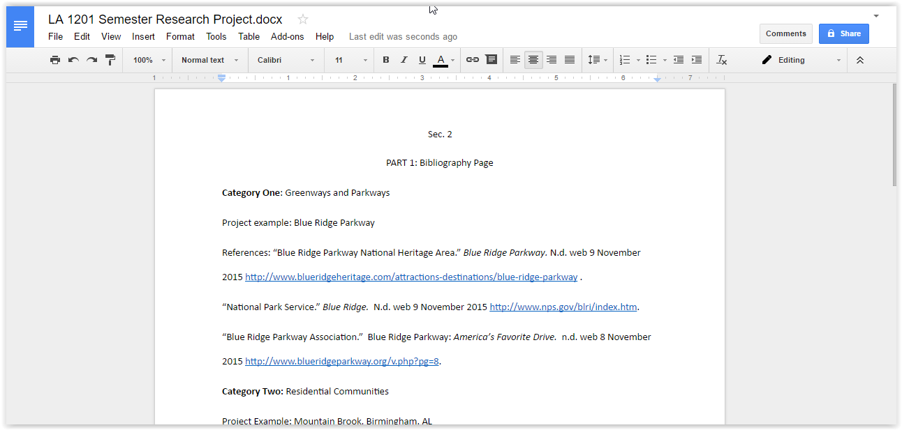 google document
