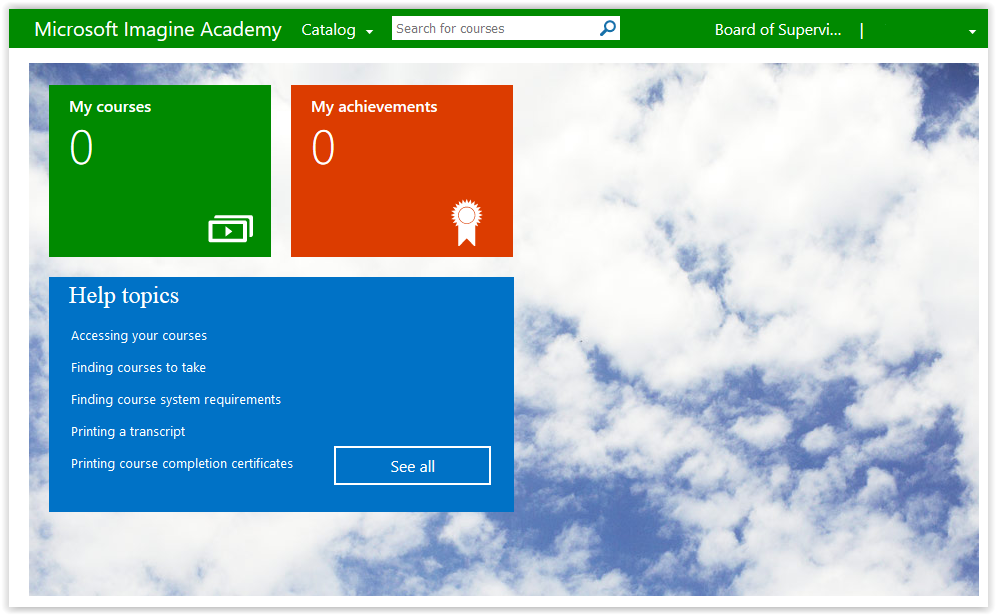 Microsoft imagine home.