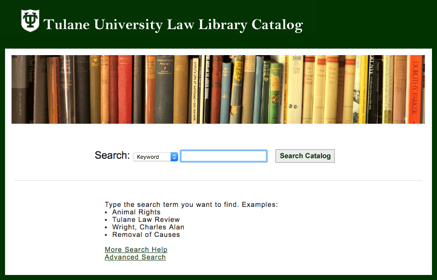 Tulane University Law Library