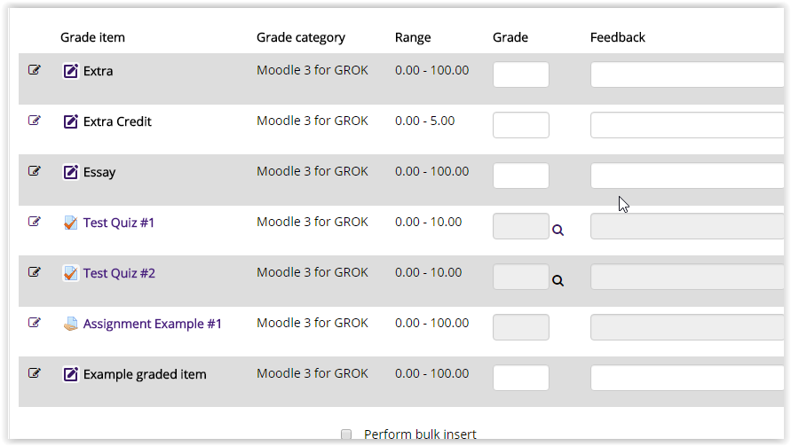 gradebook in single view