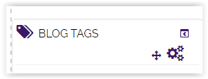 Blog Tags block