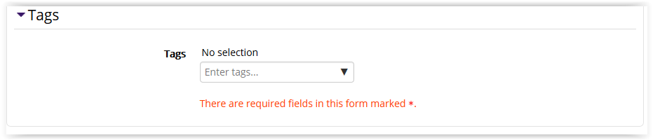 Customize Tags settings in Moodle3