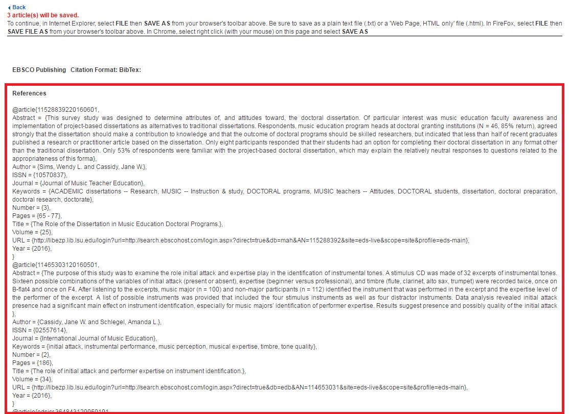 Copy and Paste the body of the text after References