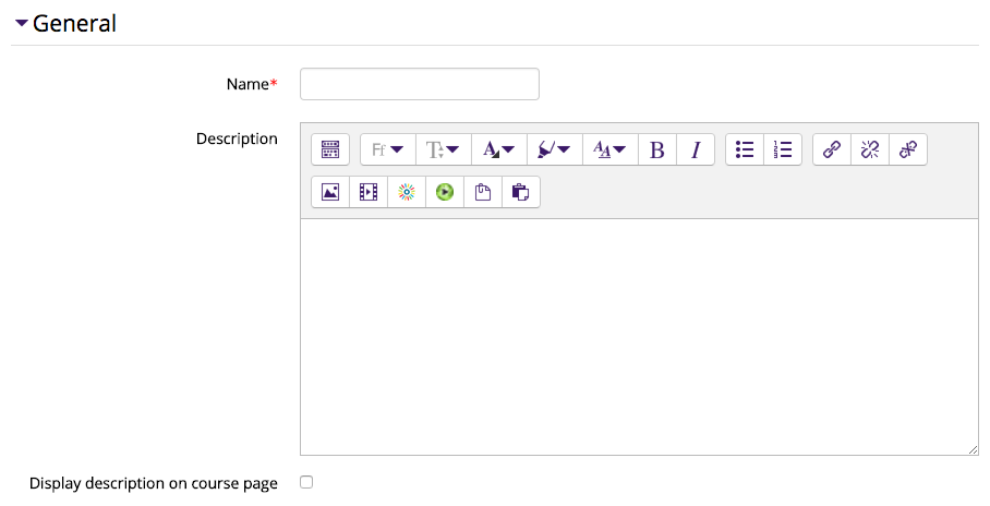 General Settings