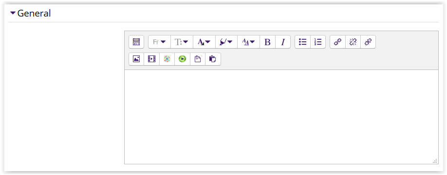 Research help settings/general settings in moodle 3