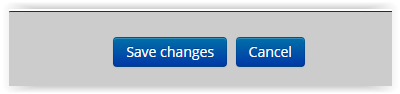 Save changes button