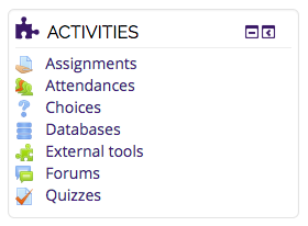 Activities Block