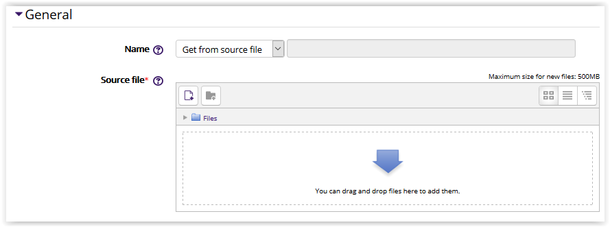 Hotpot general settings in moodle 3