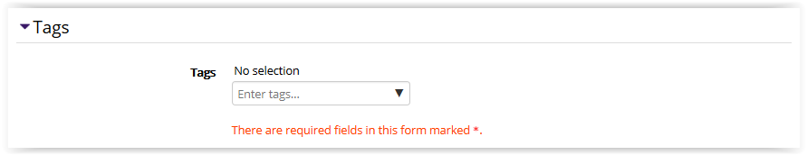 Hotpot tags settings in moodle 3