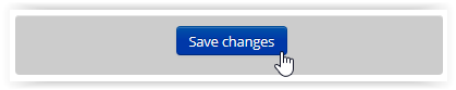 Save changes button in moodle