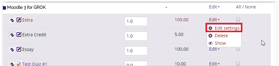 edit settings button