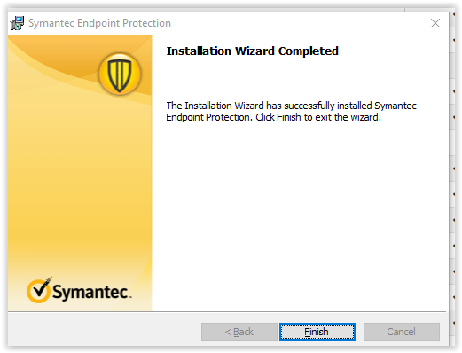 installation completion window