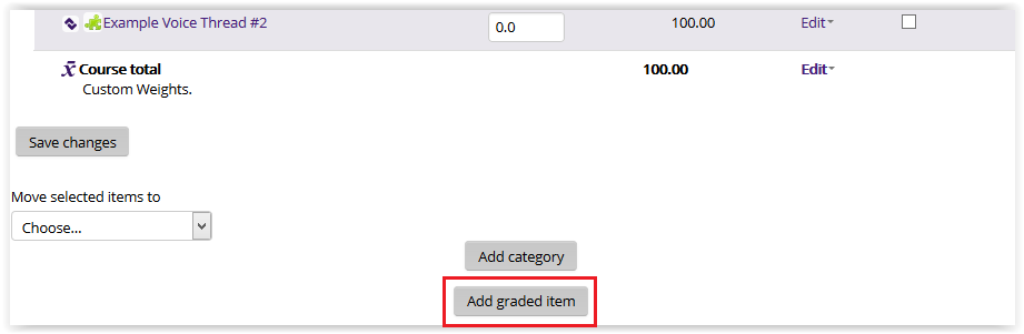 Add graded item option