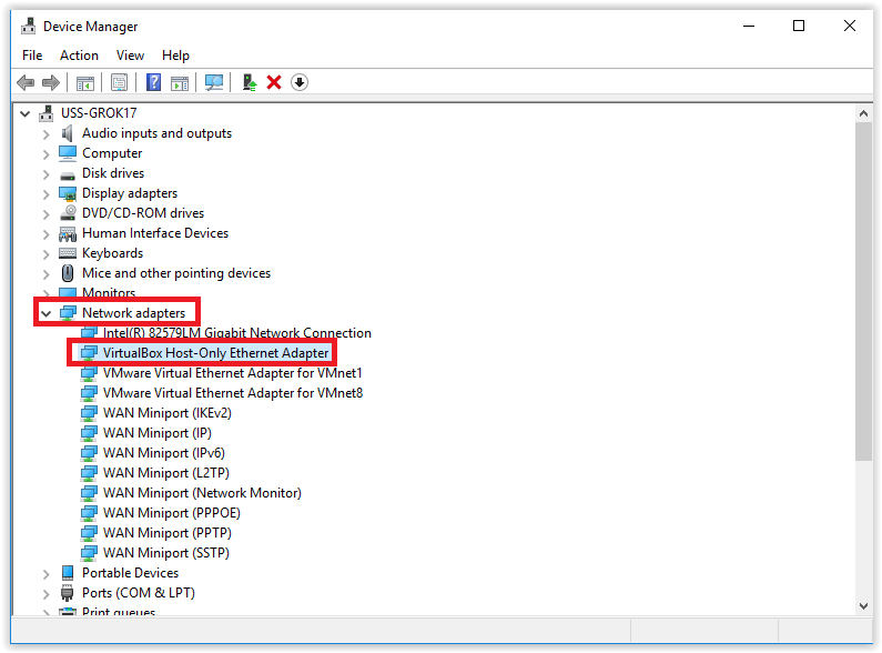 display adapters not showing uip in device manager