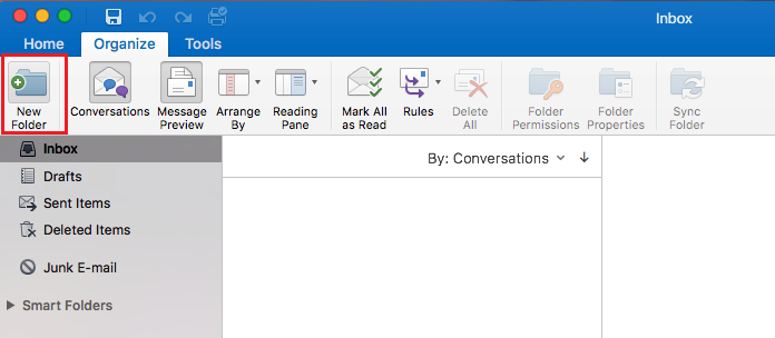 New Folder button