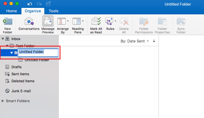 Naming a folder