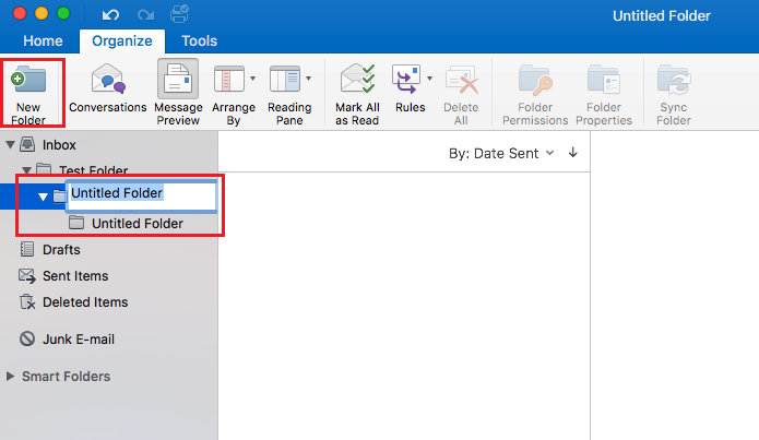 Creating and Naming a sub-folder