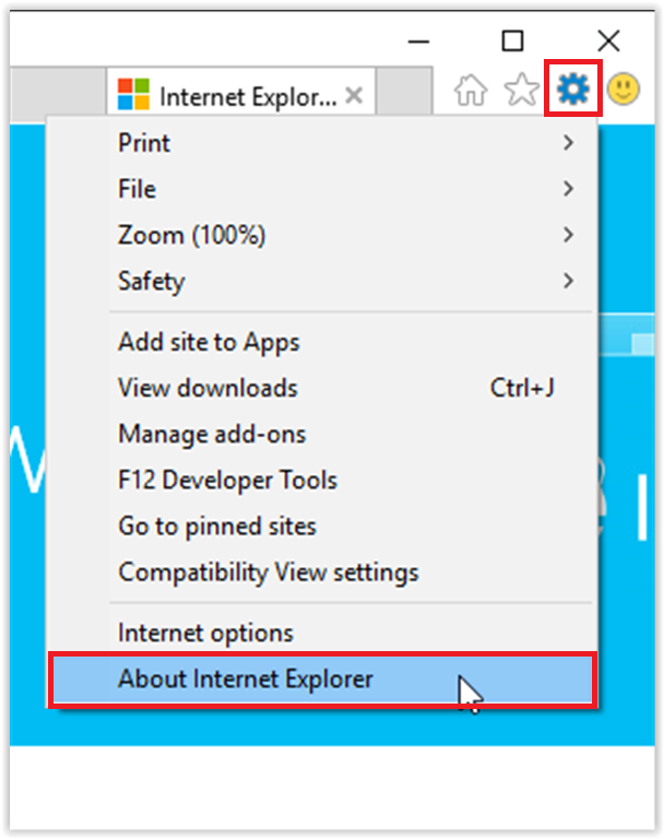 About Internet Explorer