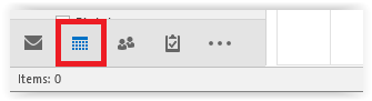 Calendar tab