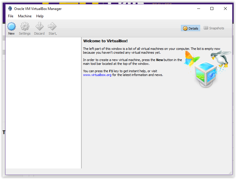 VirtualBox homepage