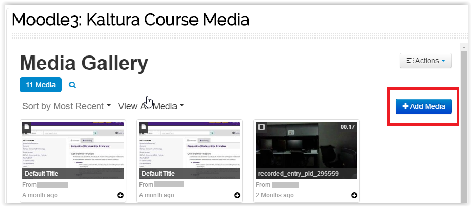 the add media button