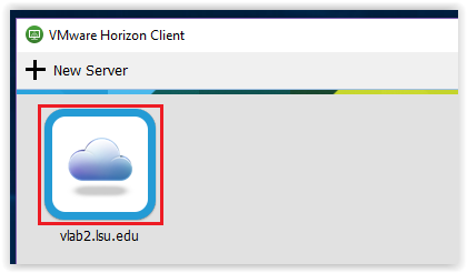 Logging into vlab2.lsu.edu to access desktop in VLabs