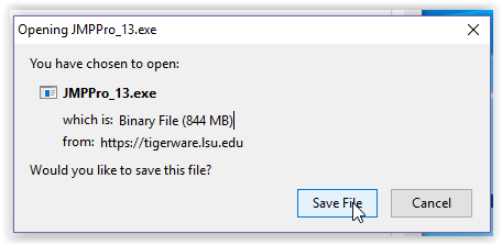 the save file button for the program