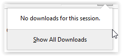 Option to Show All Downloads in Firefox
