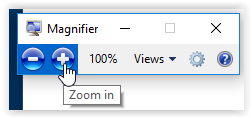 magnifier program window