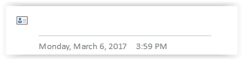 adding contact to OneNote