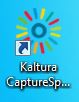 Kaltura desktop recorder icon