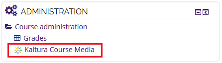 course media link for students
