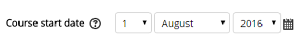 General Edit Course Settings