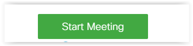 start meeting button in my webex