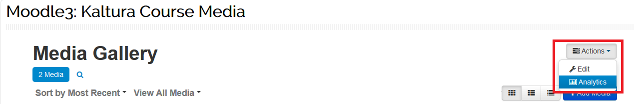 Analytics link