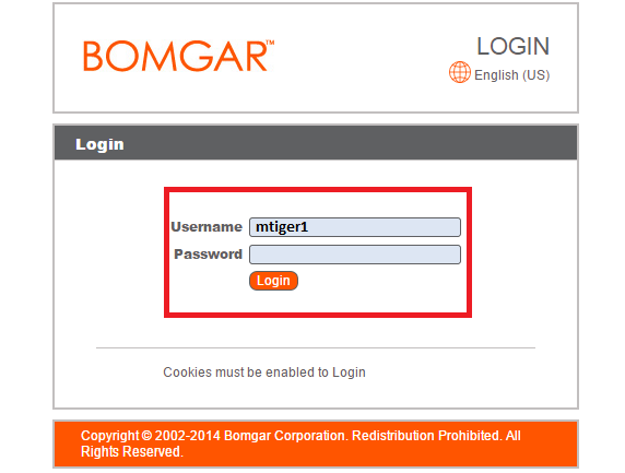 bomgar representative console login
