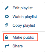 Make Public button